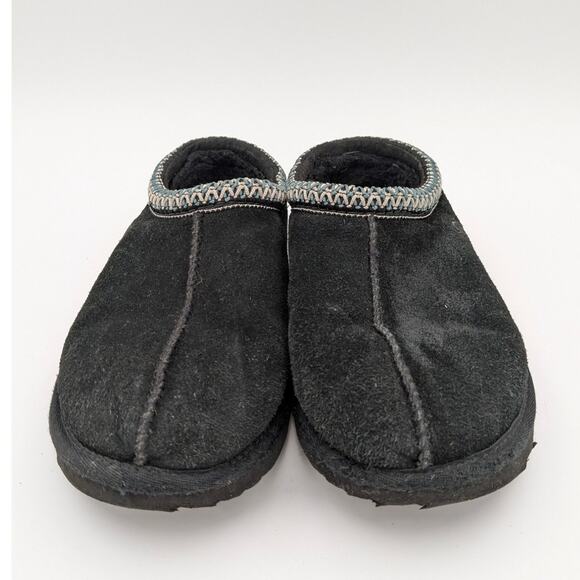 UGG Tasman II Black Sheepskin Suede Women's Slippers Round Toe Size US5 EU37 - Picture 3 of 14